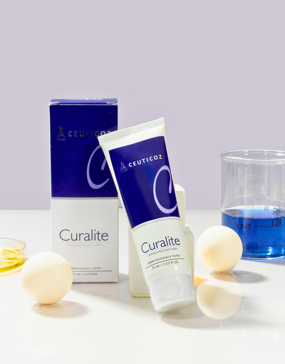 Ceuticoz - Curalite Exfoliating Face Wash ( Expiry end of May )