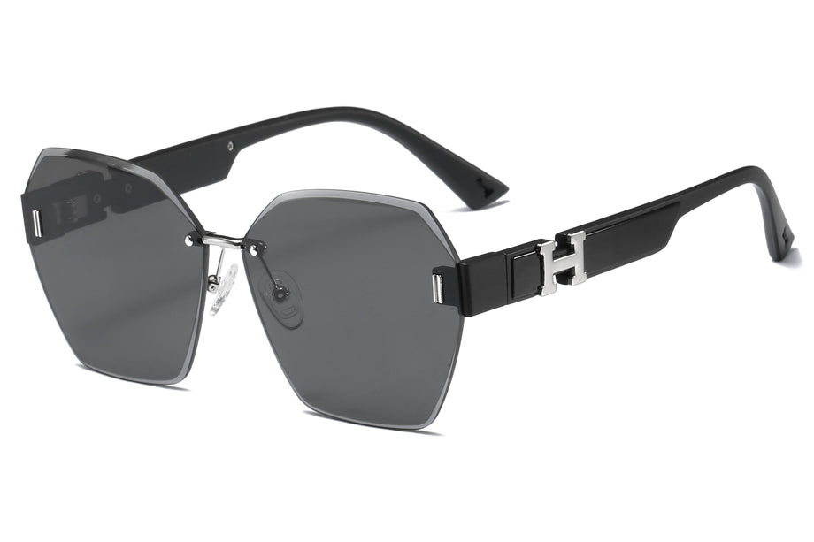 Rianova Pc Nylon Polarized Sunglasses - 6006 C1( Black )