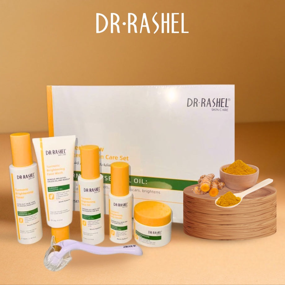 Dr Rashel Turmeric Glow Brightening Skin Care Set 6 Pieces