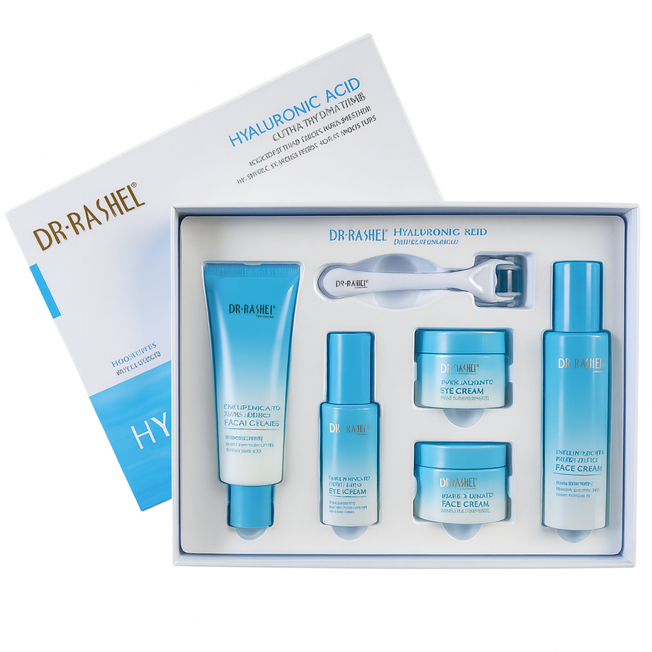 Dr Rashel Hyaluronic Acid Ultra Hydrating Skin Care Set - 6 Pieces