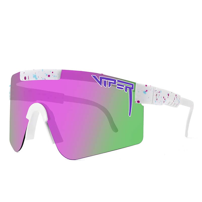 Pit Viper Polarized Sunglasses - C20 White/Purple Revo