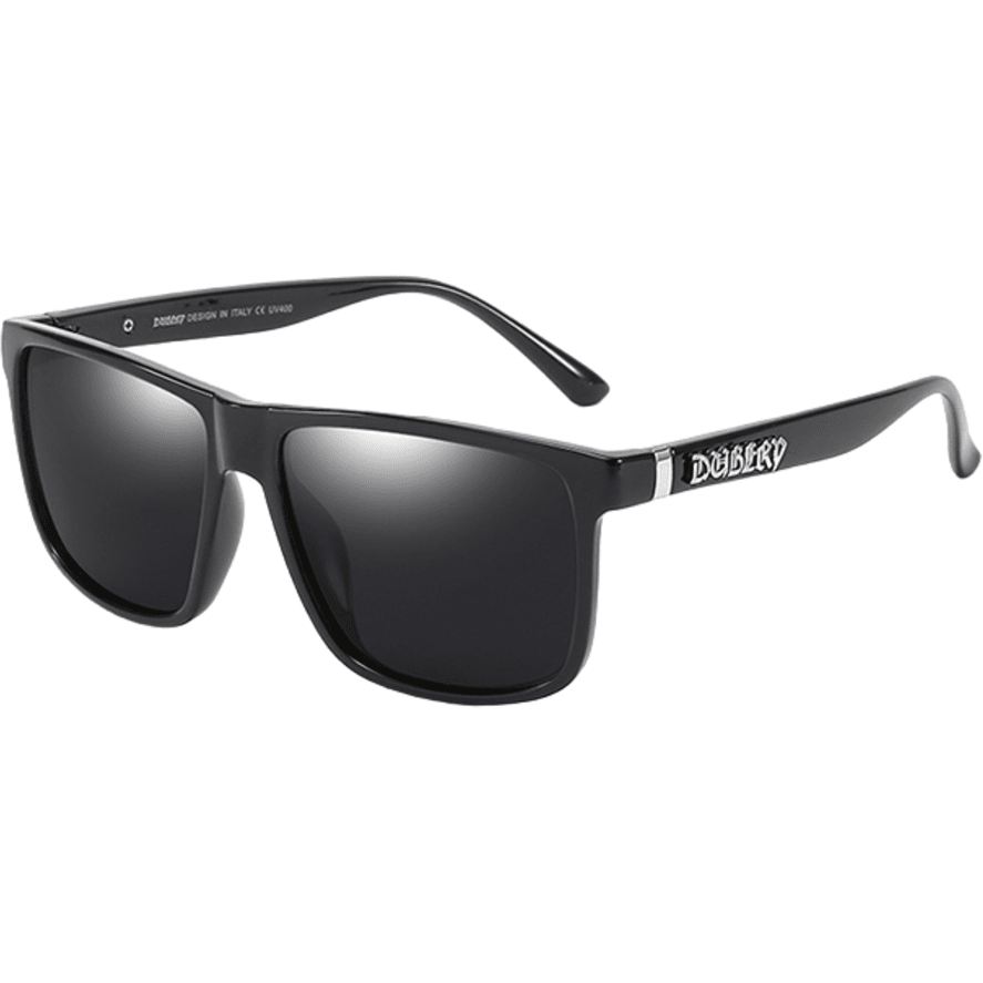Dubery Polarized Sunglasses 100 UV Protection Black Black D230 C1